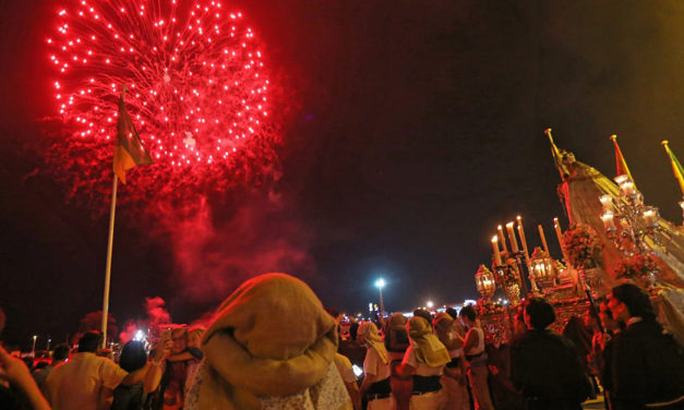 El Puerto celebra la festividad de la Virgen del Carmen, sin procesión pero con devoción
