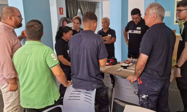 Un nuevo curso de Imeris forma a seis portuenses en mantenimiento de edificios y mobiliario urbano