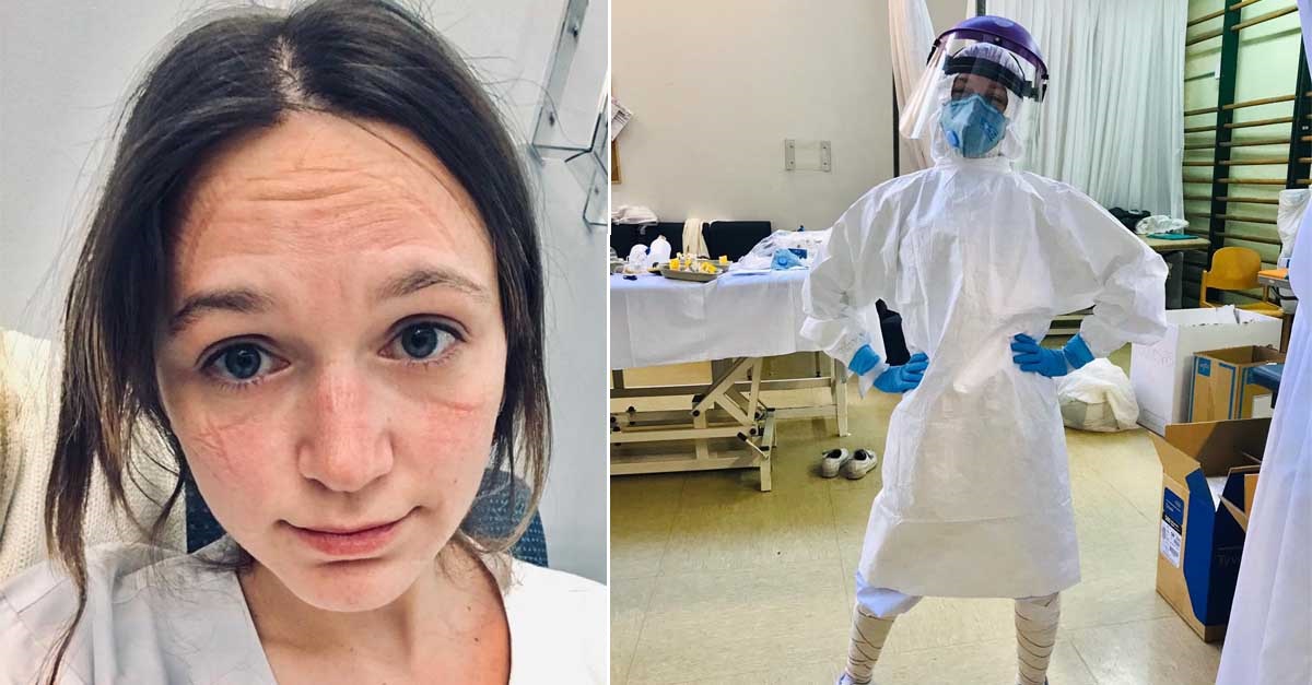 Laura, la enfermera que transmite vida entre el caos provocado por el coronavirus