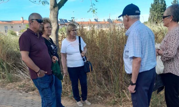 La Flave y Altos de la Bahía denuncian falta de mantenimiento, desbroce, bancos o papeleras