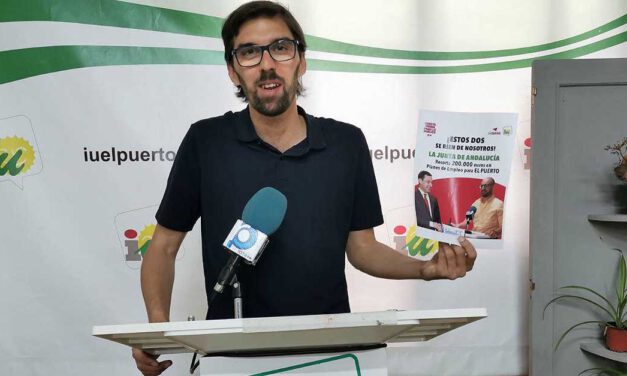 IU propone destinar 8,7 millones de euros para crear empleo en El Puerto