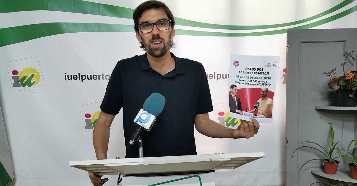 IU propone destinar 8,7 millones de euros para crear empleo en El Puerto
