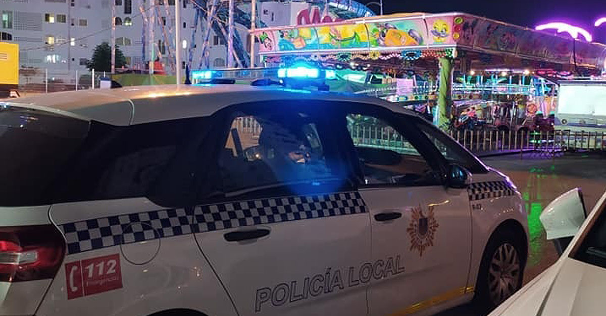 La Policía Local precinta las atracciones de Valdelagrana por falta de licencia