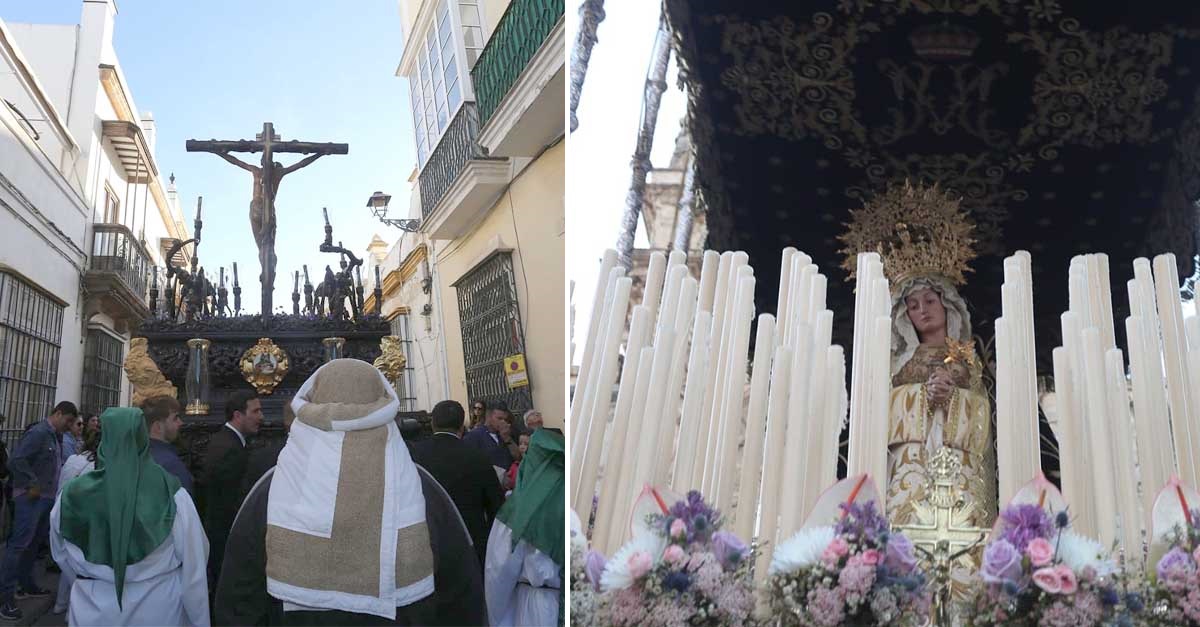 Resumen del Viernes Santo en El Puerto: La Veracruz y La Soledad