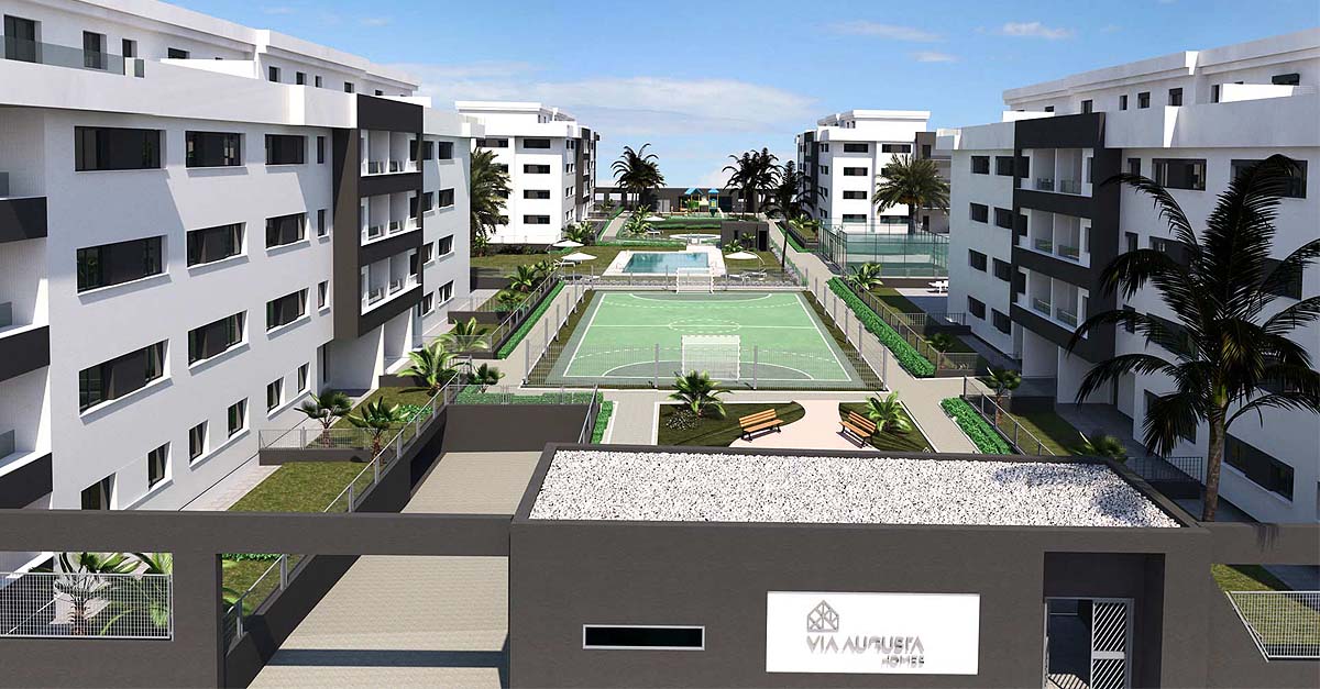 Avanzan a buen ritmo las obras de urbanización del Residencial Vía Augusta