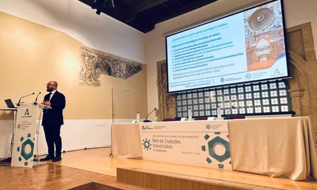 Beardo presenta ante la “Red de Ciudades Industriales” al sector aeronáutico de El Puerto como referente