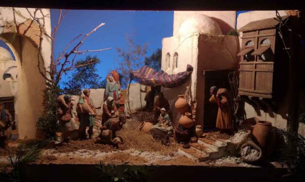 Ya visitable el belén de la Hermandad de Los Afligidos