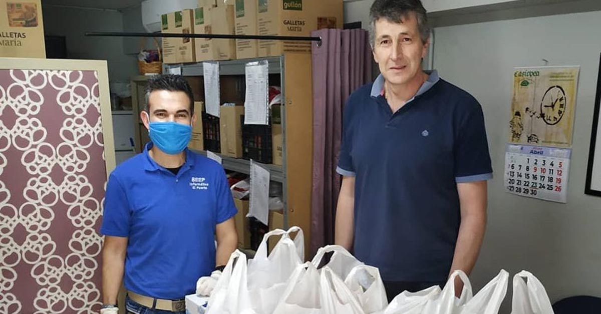 La Agrupación del Soberano Poder entrega más de 100 kilos de alimentos a Amigos Portuenses Solidarios