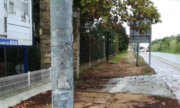 Vox solicita que se finalice con urgencia el acerado de la carretera de Fuentebravía