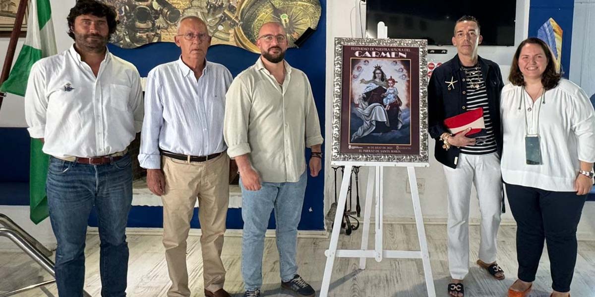 El Puerto anuncia su Festividad de la Virgen del Carmen 2024, con una obra del artista José Fernández Villegas