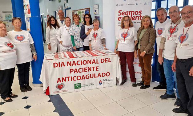 La Asociación de Pacientes Cardíacos y Anticoagulados Portuenses instala una mesa informativa en Pinillo Chico