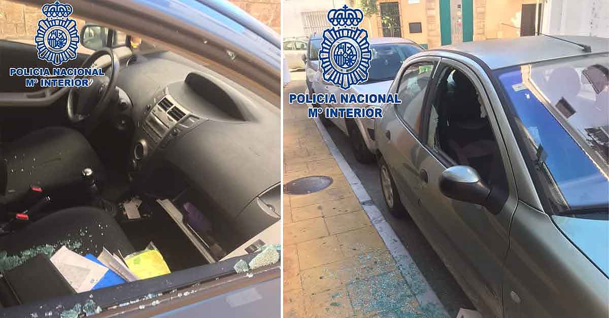 Cinco detenidos en El Puerto por robar en el interior de 17 vehículos