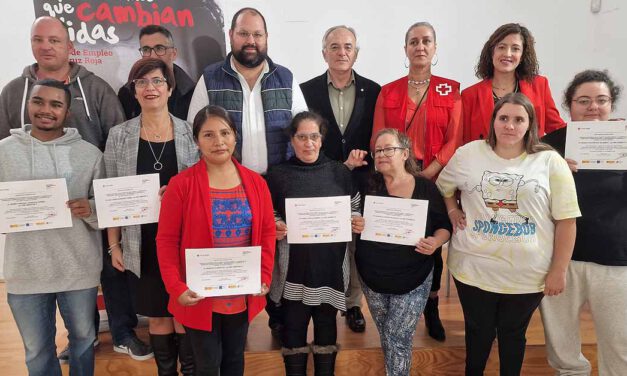 Clausurado el curso de carnicería y charcutería impartido por Cruz Roja en El Puerto