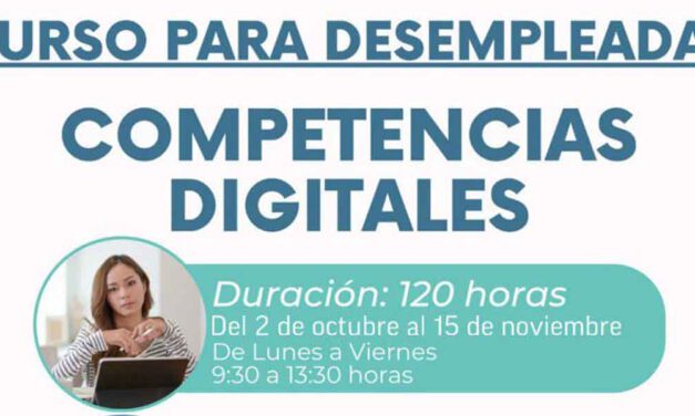 Curso ‘Competencias digitales y Transversales Edyta III’ dirigido a mujeres desempleadas