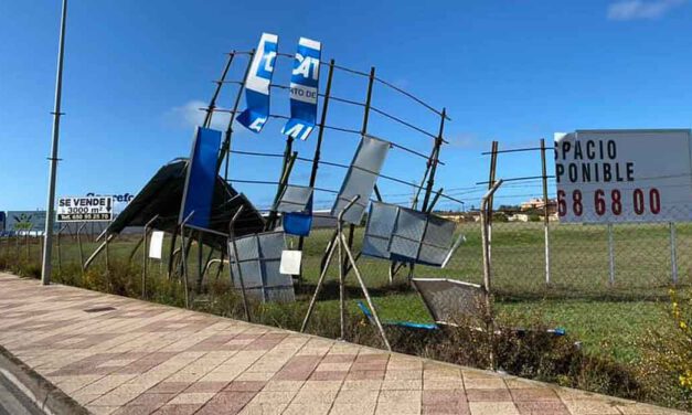 Un tornado provoca distintos daños materiales en El Puerto
