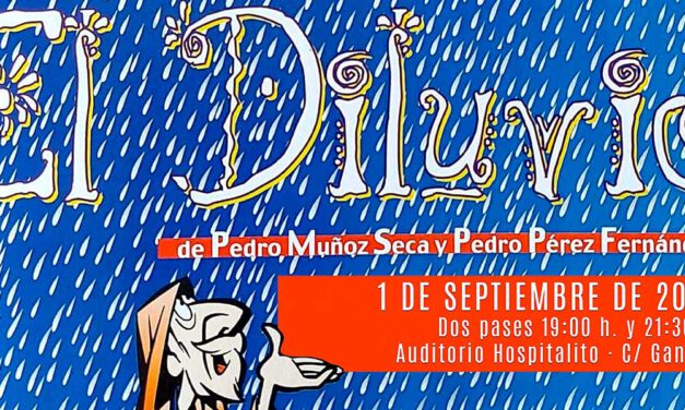 La Muestra de Teatro Joven representa el “El diluvio”, de Pedro Muñoz Seca y Pedro Pérez