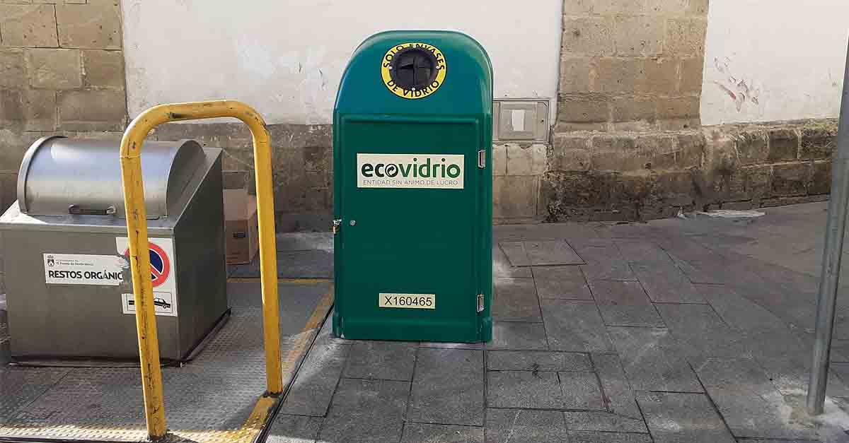 El Ayuntamiento y Ecovidrio refuerzan la recogida selectiva de envases de vidrio