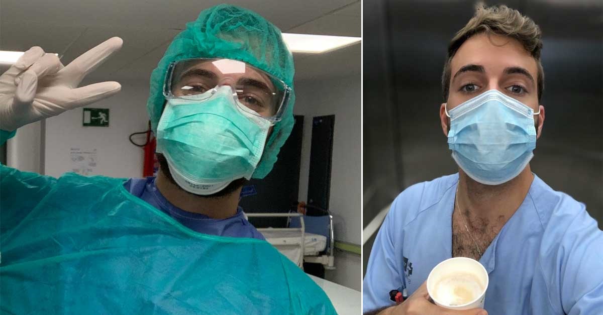 Un enfermero portuense en la vorágine del Covid-19