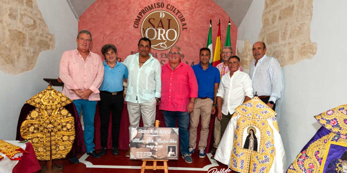 El Espacio Cultural y Taurino De Sal acoge la exposición "Una vida bordada en oro"