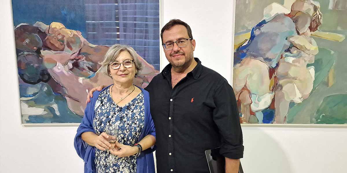 La obra del polifacético Alonso Santiago inunda con su inspiración la sala de exposiciones del Alfonso X