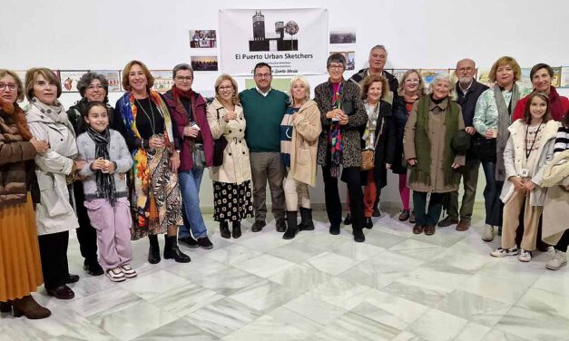 El Centro Cultural Alfonso X acoge "El Puerto en vivo", la visión de la ciudad de los Urban Sketchers