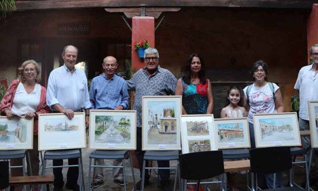 Betilo clausura la exposición "Pintando la Plaza de la Pescadería"