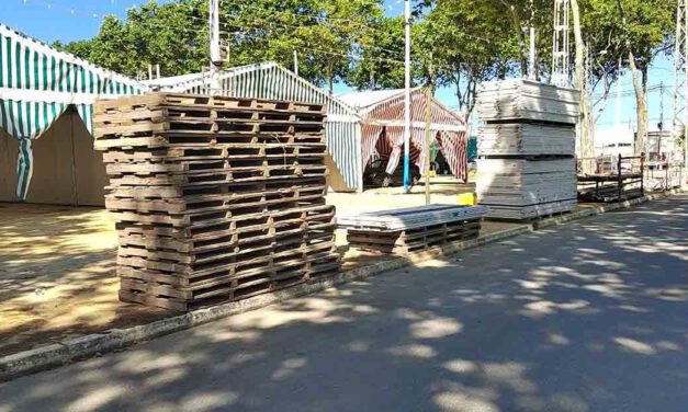 Izquierda Unida alerta de los retrasos en los trabajos de la Feria