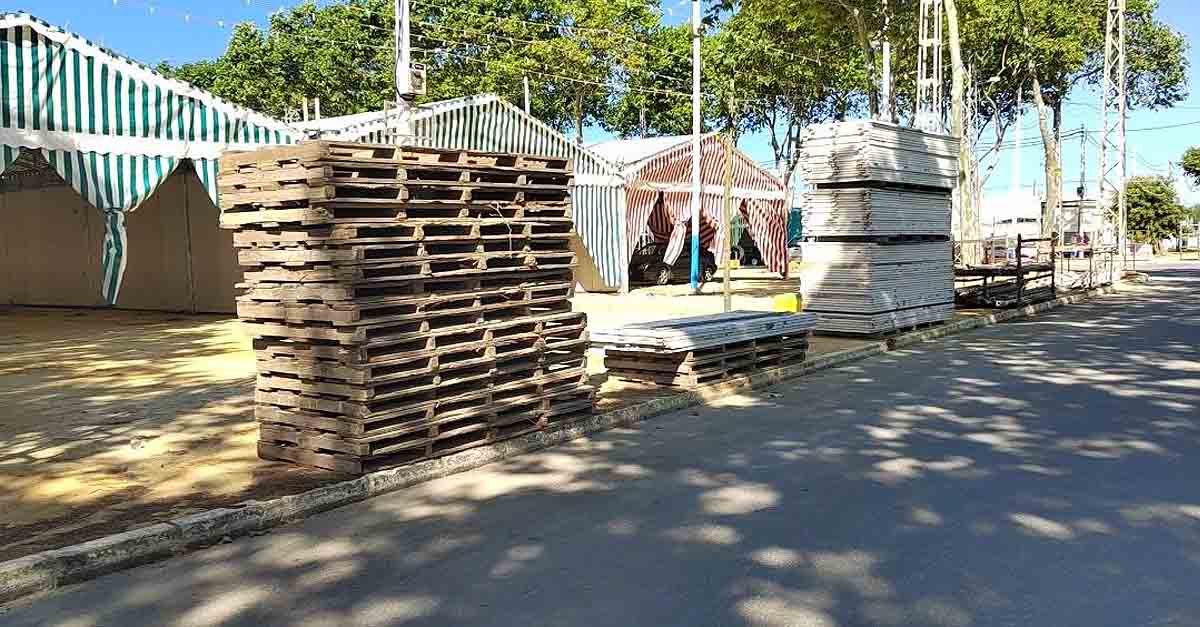 Izquierda Unida alerta de los retrasos en los trabajos de la Feria