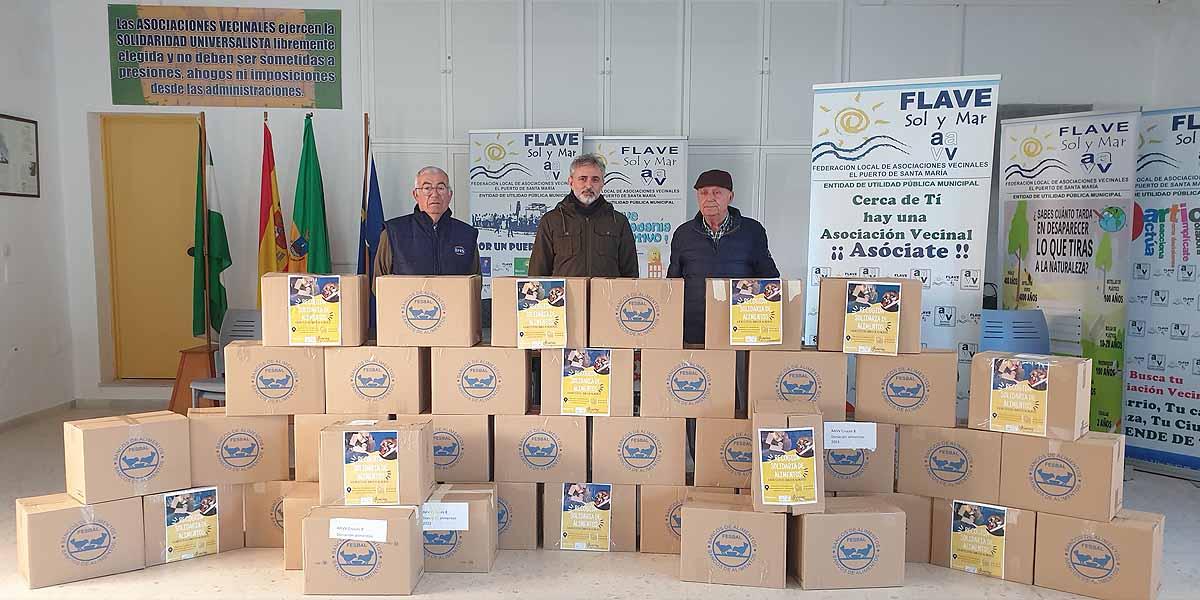 La Flave entrega al Banco de Alimentos más de 500 kilos de alimentos de su campaña de recogida solidaria