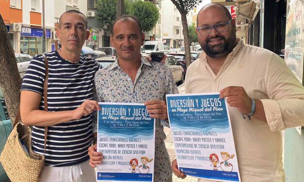 La Plaza Miguel del Pino acogerá este sábado un escape room y diversos juegos