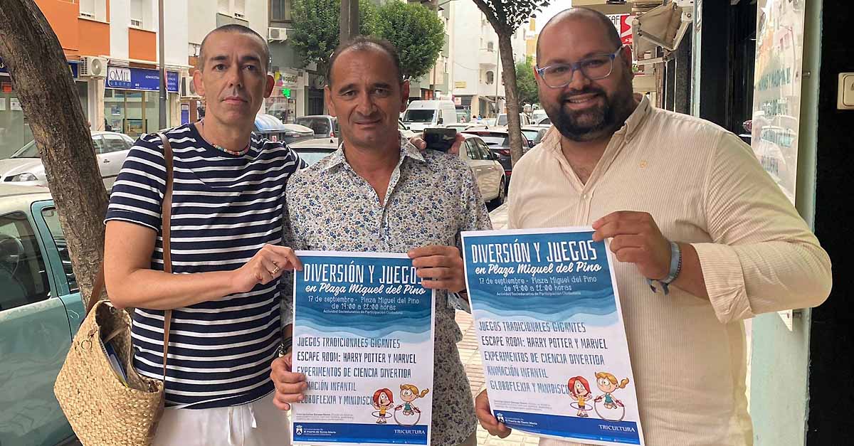 La Plaza Miguel del Pino acogerá este sábado un escape room y diversos juegos