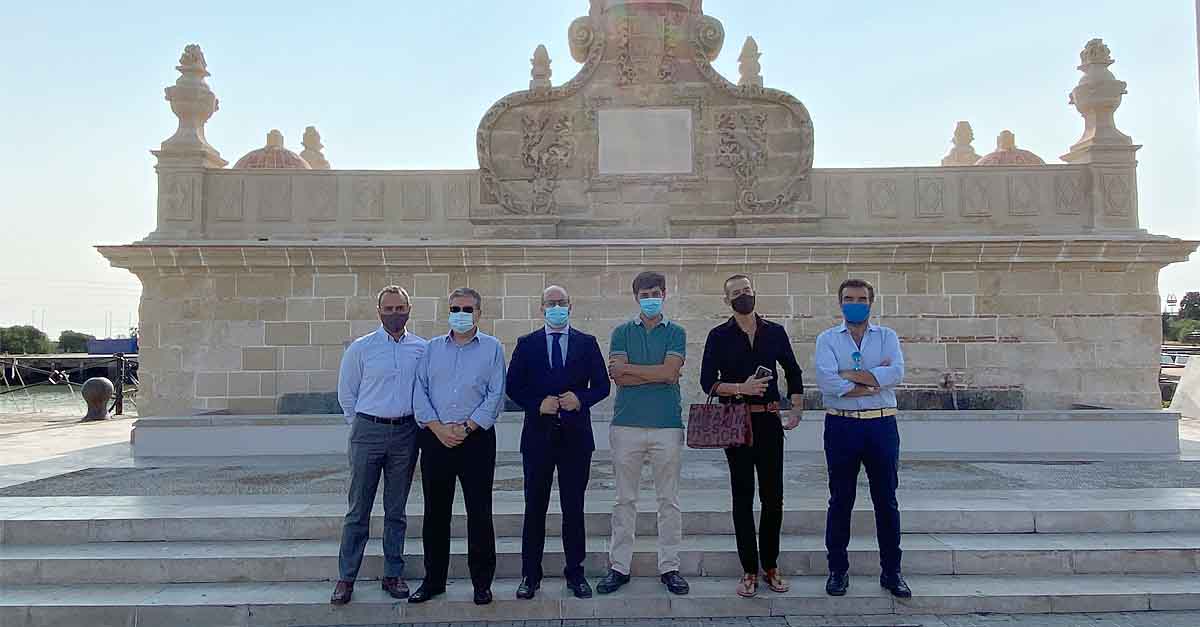 Apemsa restaura la Fuente de las Galeras Reales que recupera su imagen original en piedra