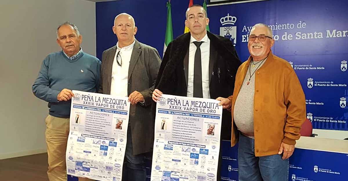 La Peña La Mezquita entregará el XXXIX Vapor de Oro a José Luis Marfil