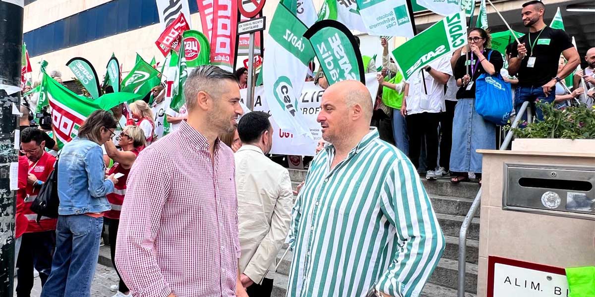 El PSOE de El Puerto apoya las demandas de los profesionales sanitarios