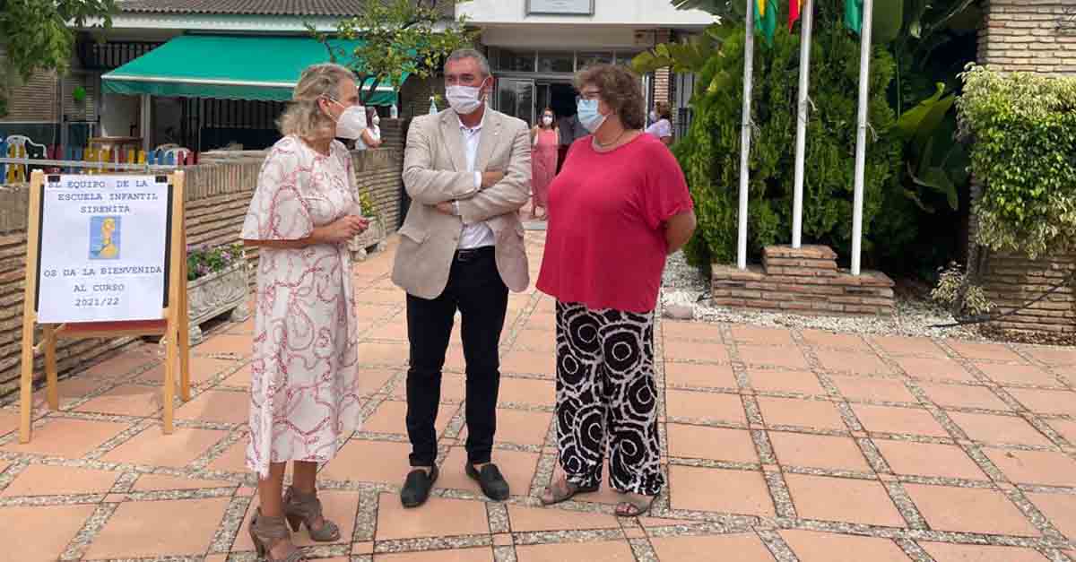 Educación inaugura en El Puerto el curso escolar 2021-2022 en La Sirenita