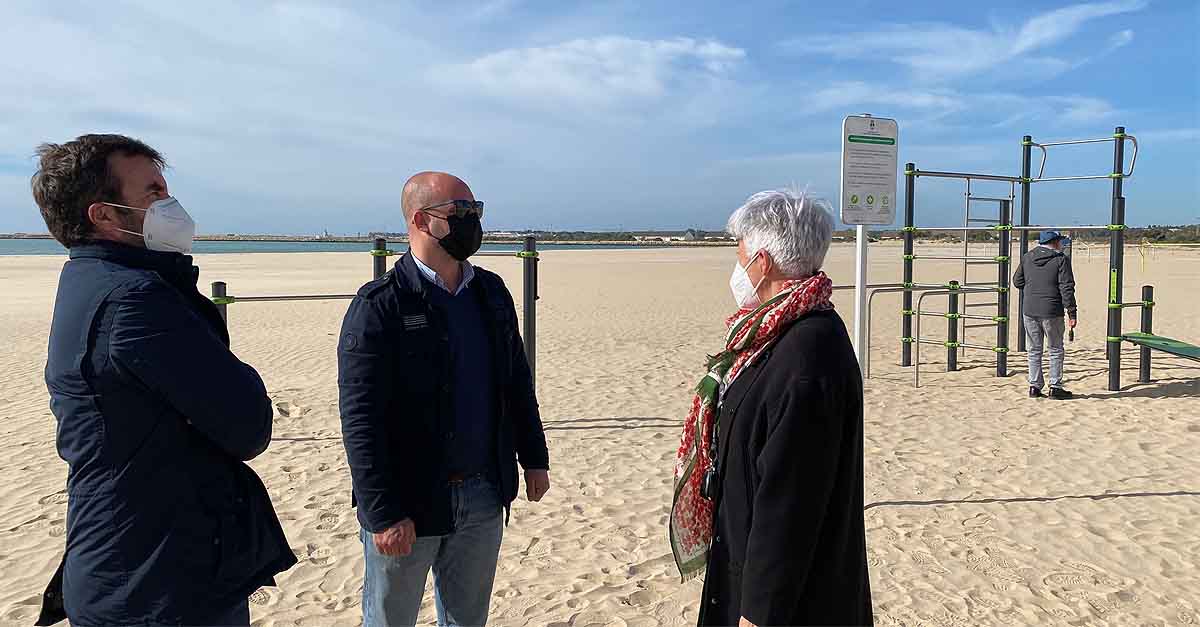 El Puerto cuenta con un nuevo circuito de calistenia para fomentar hábitos de vida saludables
