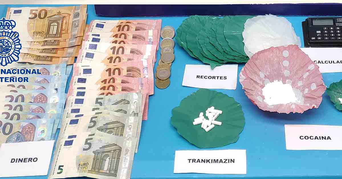 La Policía Nacional desmantela un punto de venta de droga en El Puerto