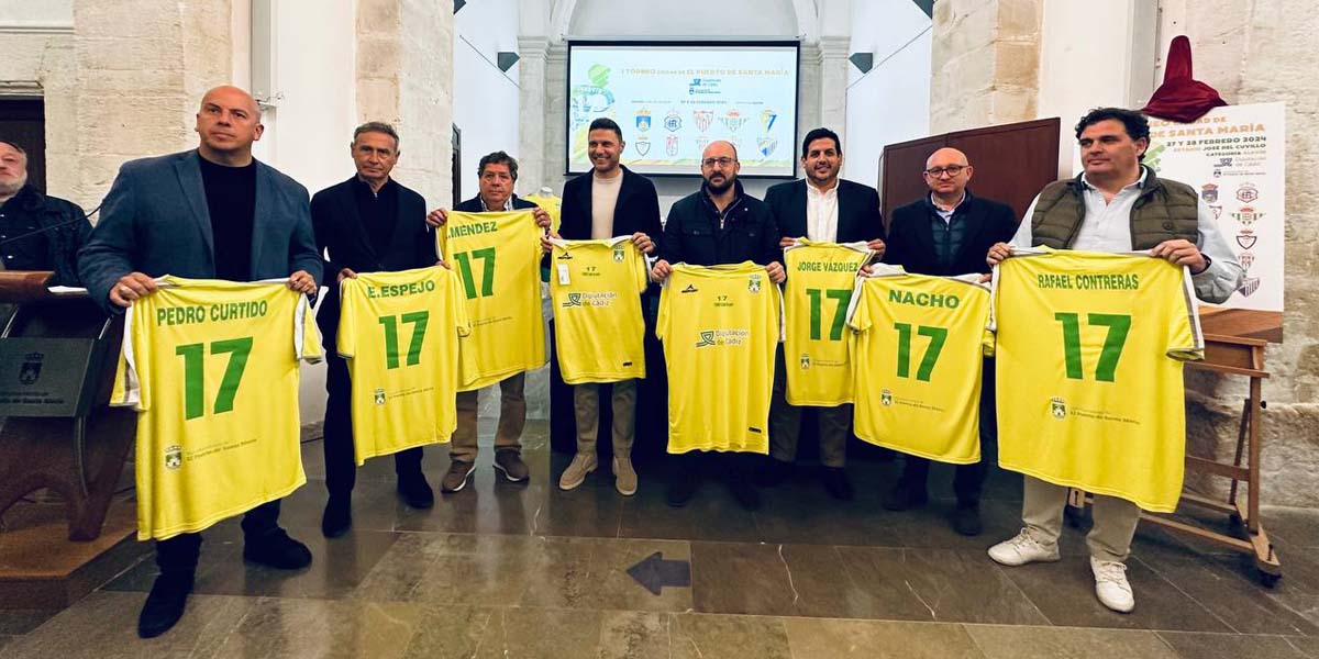 Presentado el Torneo de Fútbol Base Ciudad de El Puerto Joaquín Sánchez, que hará cantera con el deporte portuense por bandera