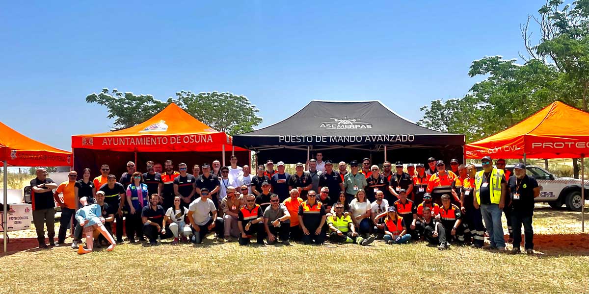 Miembros de la Agrupación de Protección Civil de El Puerto se forman en la búsqueda de desaparecidos
