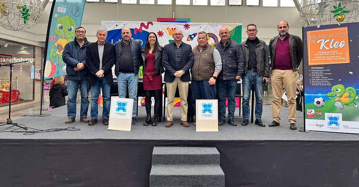 El Paseo acoge el acto de presentación del Mundialito de Kleo, la competición deportiva de su mascota