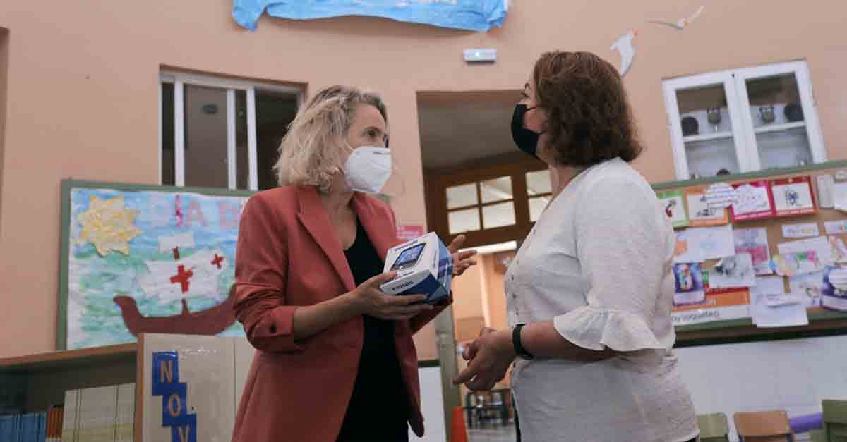 Los colegios públicos de El Puerto contarán con medidores de C02 en las aulas el próximo curso