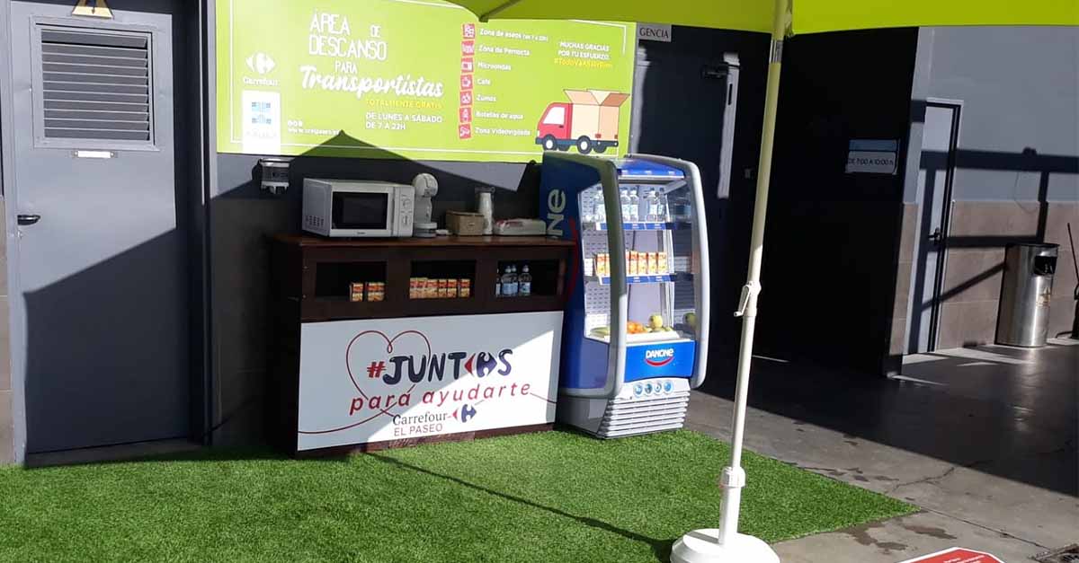 Habilitado un punto gratuito de atención a los transportistas de mercancías