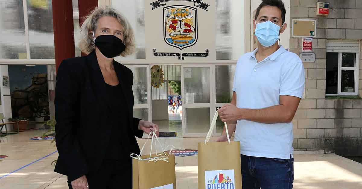 El Ayuntamiento reparte 22.500 mascarillas entre 37 centros educativos de El Puerto