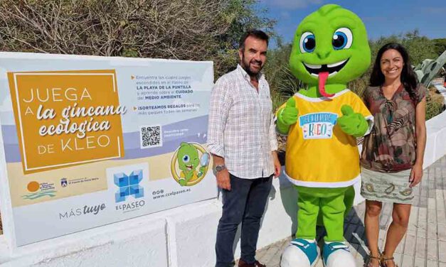 El Paseo se compromete con la protección de la Playa de la Puntilla y organiza una gymkhana ecológica