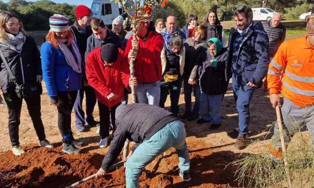 El Puerto celebra el día de la Educación Ambiental repoblando con Afanas el Pinar de Coig