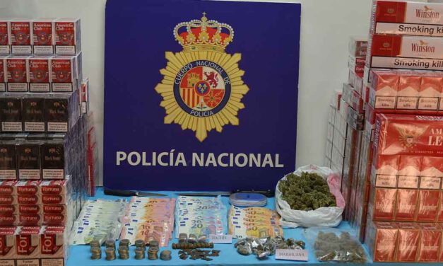 Desmantelado un punto de venta de drogas y tabaco en la barriada de El Tejar