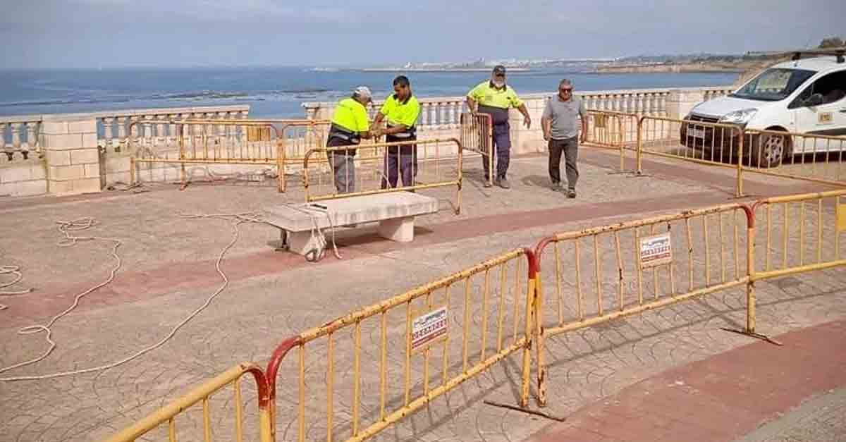 Comienzan los arreglos del mirador ubicado en la urbanización de Fuentebravía