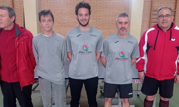 El C.D. Tenis de Mesa Pizzería Blanca Paloma se proclama campeón de su grupo