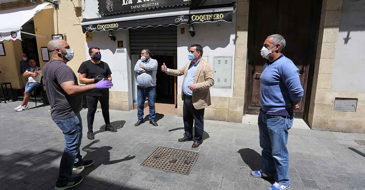 Curro Martínez apuesta por la peatonalización de calles en el centro de El Puerto
