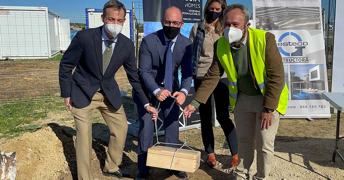 Colocada la primera piedra del residencial Vía Augusta Homes